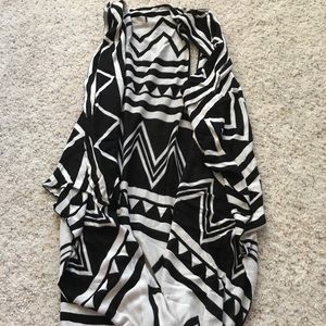 Tribal Print Duster /Flowy Vest